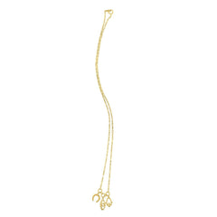 Drop Necklace with Lucky Charms in 14K Yellow Gold - Sable Gold