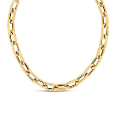 14k Yellow Gold French Cable Link Necklace (9mm) - Sable Gold