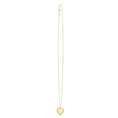 Baroque Heart Necklace in 14K Yellow Gold - Sable Gold