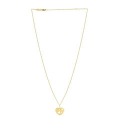 Cutout Heart Necklace in 14K Yellow Gold - Sable Gold