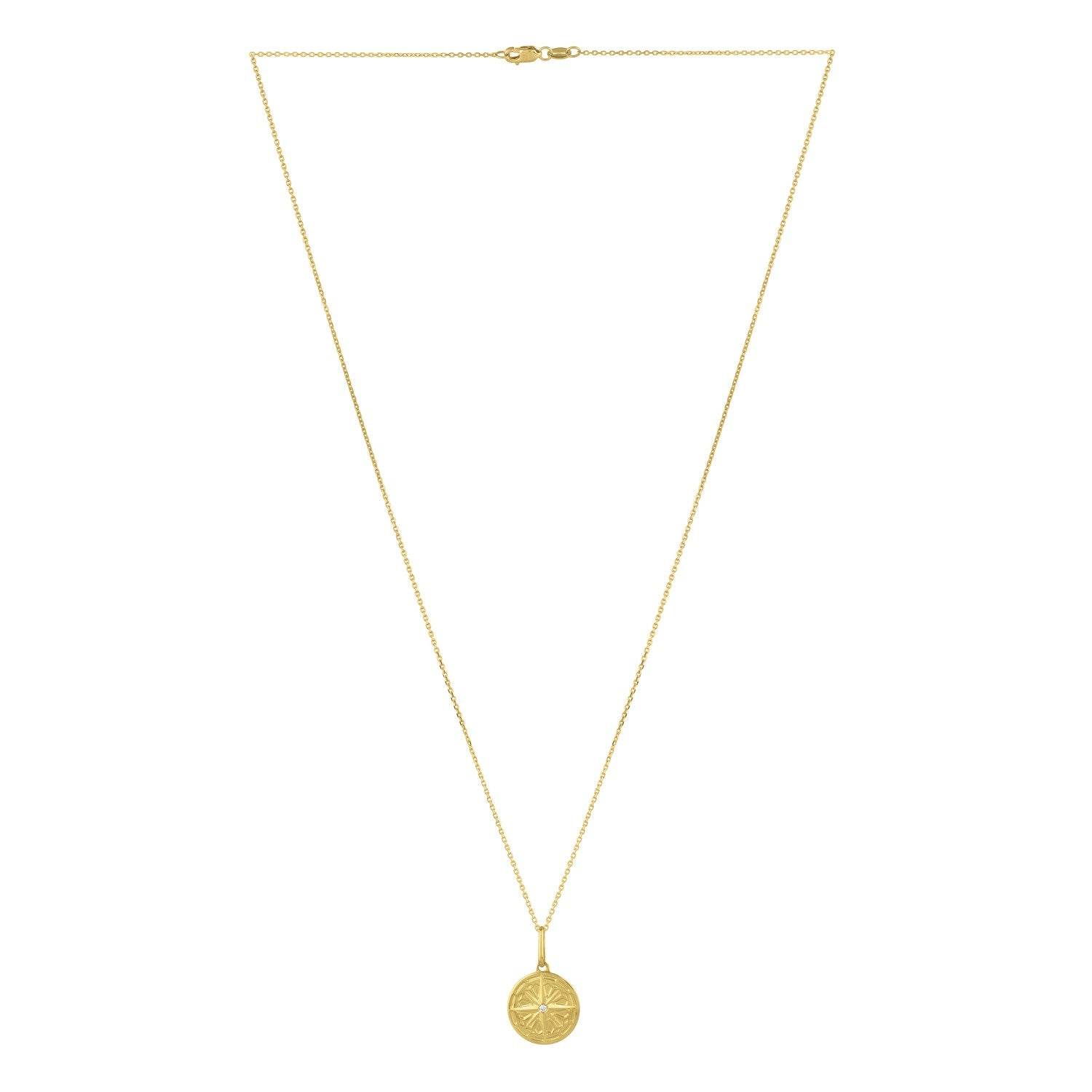 North Star Talisman Necklace in 14K Yellow Gold - Sable Gold