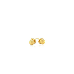 10k Yellow Gold Ball Style Stud Earrings (4mm) - Sable Gold