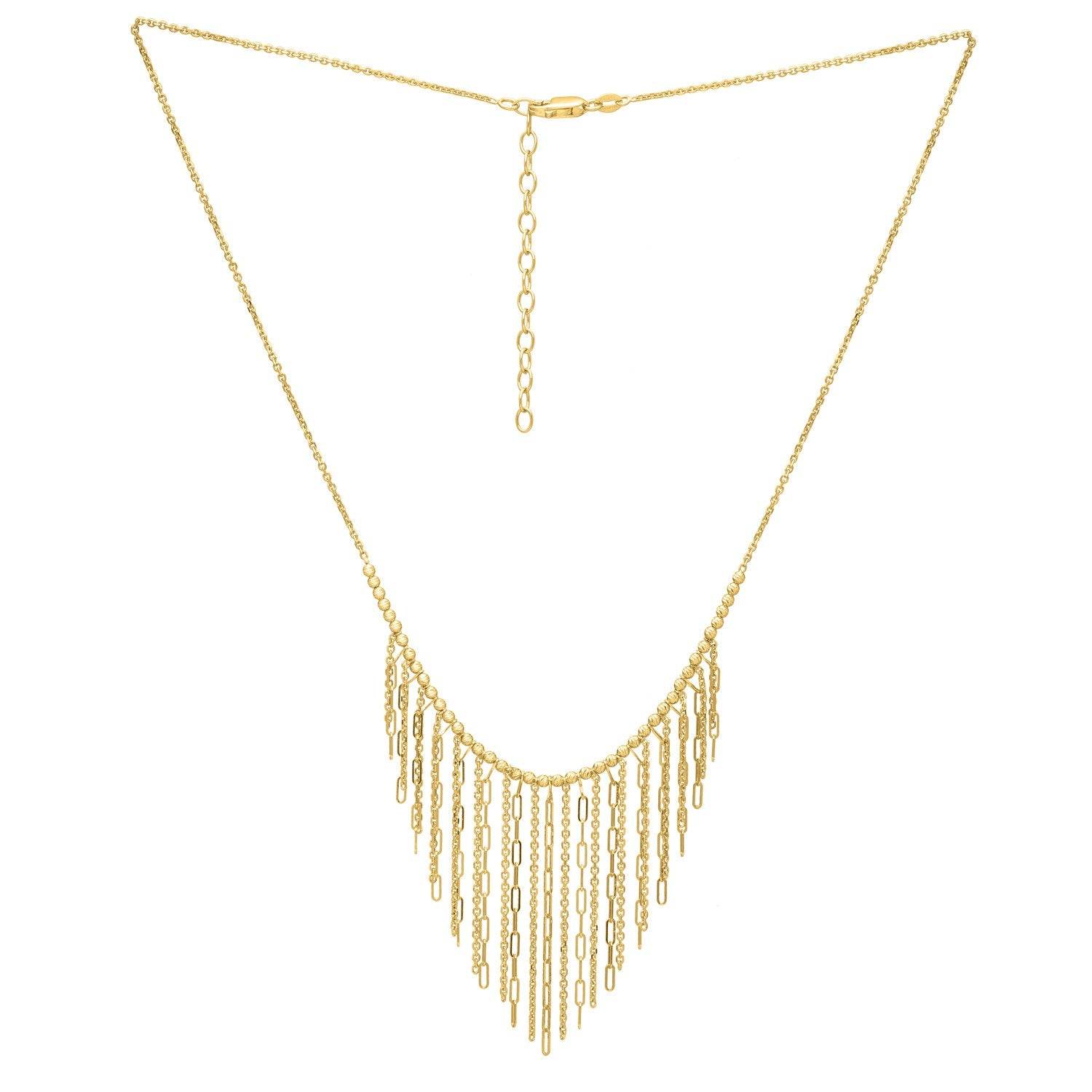 Fringe Necklace in 14K Yellow Gold - Sable Gold