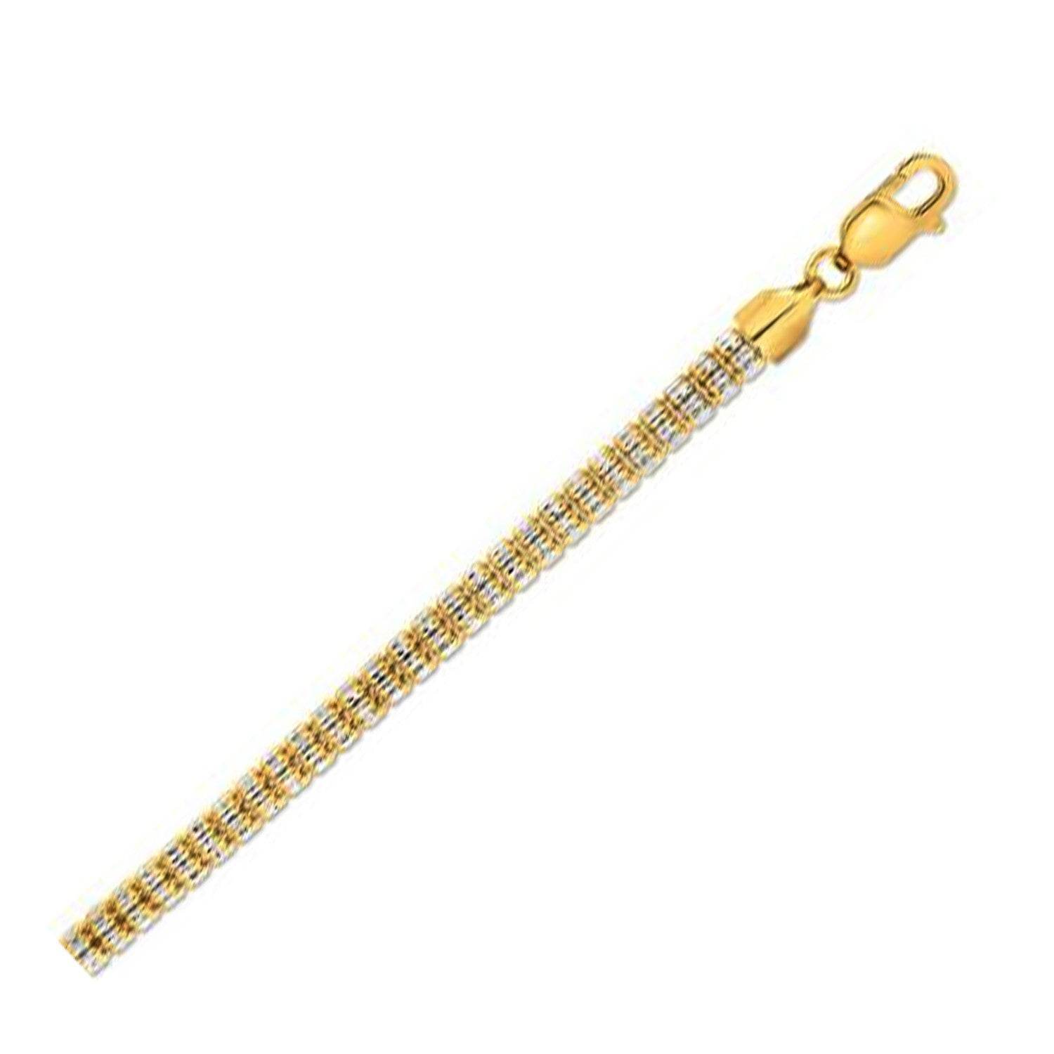 Ice Barrel Chain in 14k Yellow Gold (4.25 mm) - Sable Gold