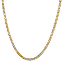 Ice Barrel Chain in 14k Yellow Gold (4.25 mm) - Sable Gold