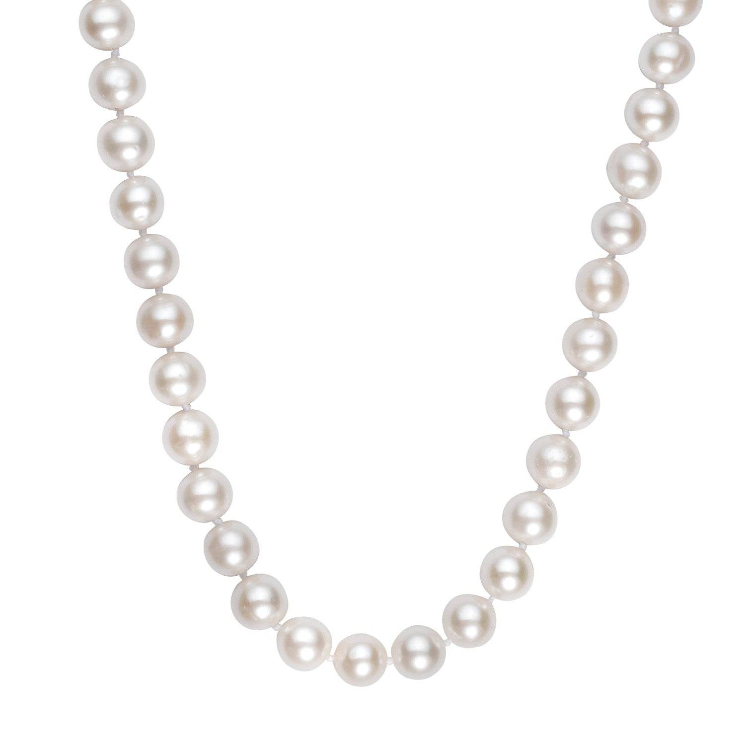 Pearl Necklace with 14K Yellow Gold - Sable Gold