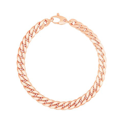 14K Rose Gold Cuban Link Bracelet (5.90 mm) - Sable Gold