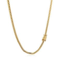 10k Yellow Gold Classic Solid Miami Cuban Chain (3.20 mm) - Sable Gold