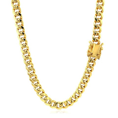 14k Yellow Gold Semi Solid Miami Cuban Chain (5.00 mm) - Sable Gold