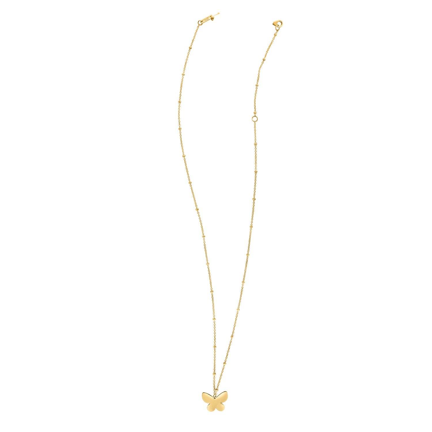 14k Yellow Gold Ppillon Butterfly Necklace - Sable Gold