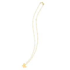 14k Yellow Gold Ppillon Butterfly Necklace - Sable Gold