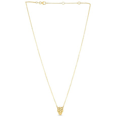 14k Yellow Gold Panther Head Necklace - Sable Gold